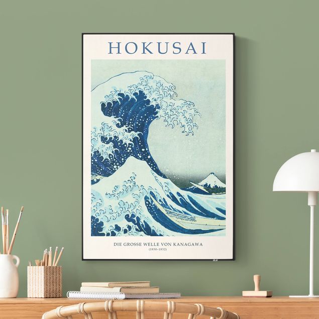 Tableaux reproductions Katsushika Hokusai - La grande vague de Kanagawa - Edition musée