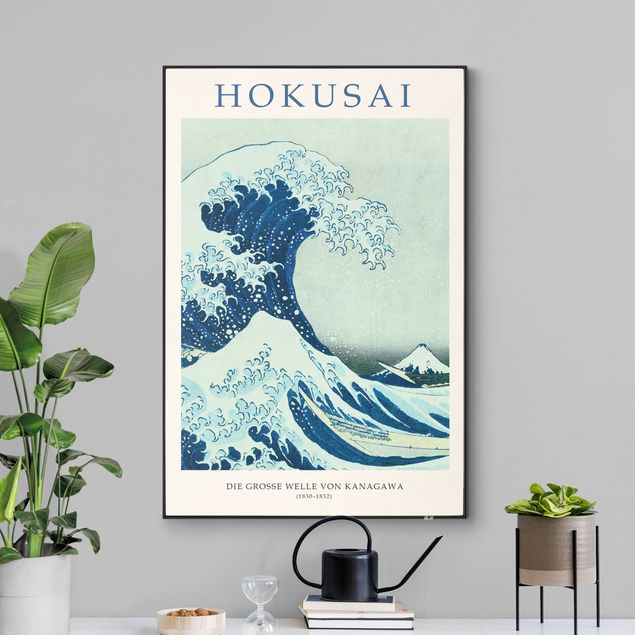Tableaux reproduction Katsushika Hokusai - La grande vague de Kanagawa - Edition musée