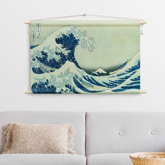 Tableaux montagnes Katsushika Hokusai - The Great Wave At Kanagawa