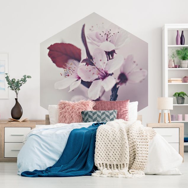 décoration murale panoramique papier peint photo XXL les fleurs de cerisier