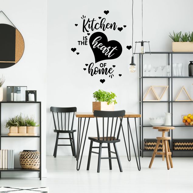Sticker mural famille Kitchen Is The Heart Of Home