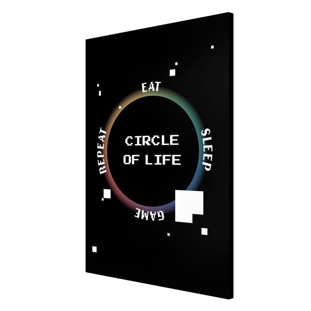 Tableau citation Classical Video Game Circle Of Life