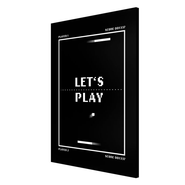 Tableau citation Classical Video Game In Black And White Let's Play