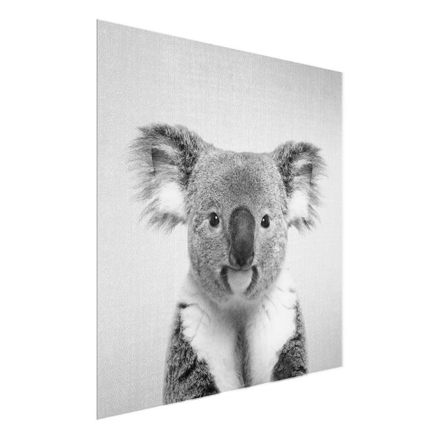 Tableaux animaux Koala Klaus Noir et Blanc