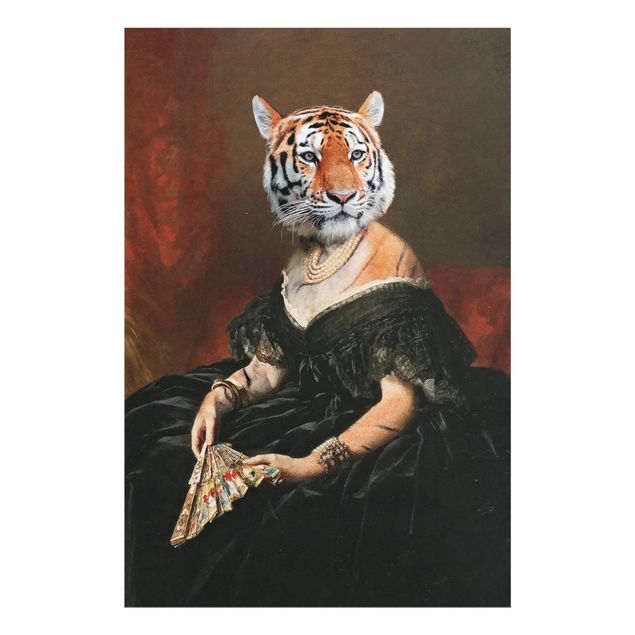 Tableaux marron Lady Tiger