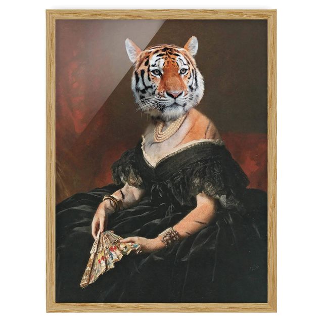 Tableaux portraits Lady Tiger