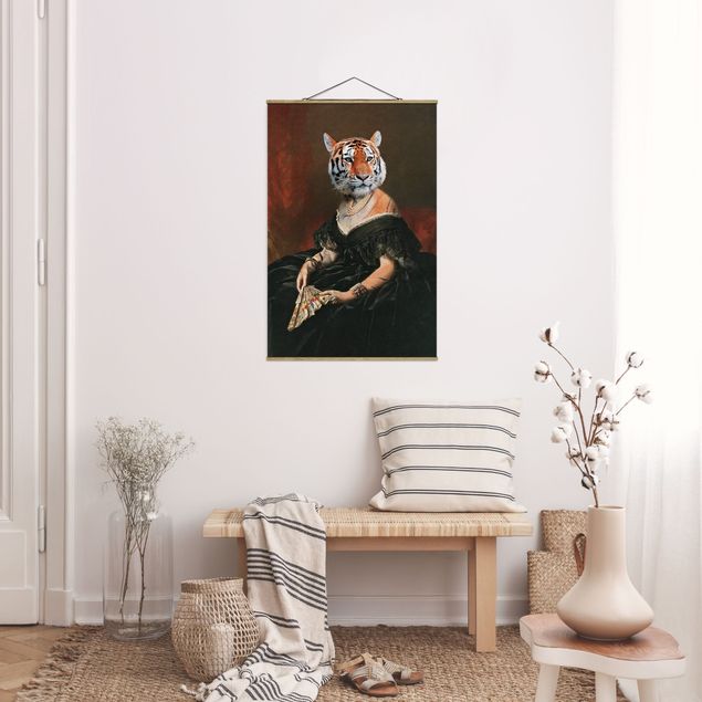 Tableaux portraits Lady Tiger