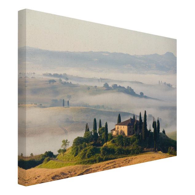 Tableau toile paysage Domaine de campagne en Toscane