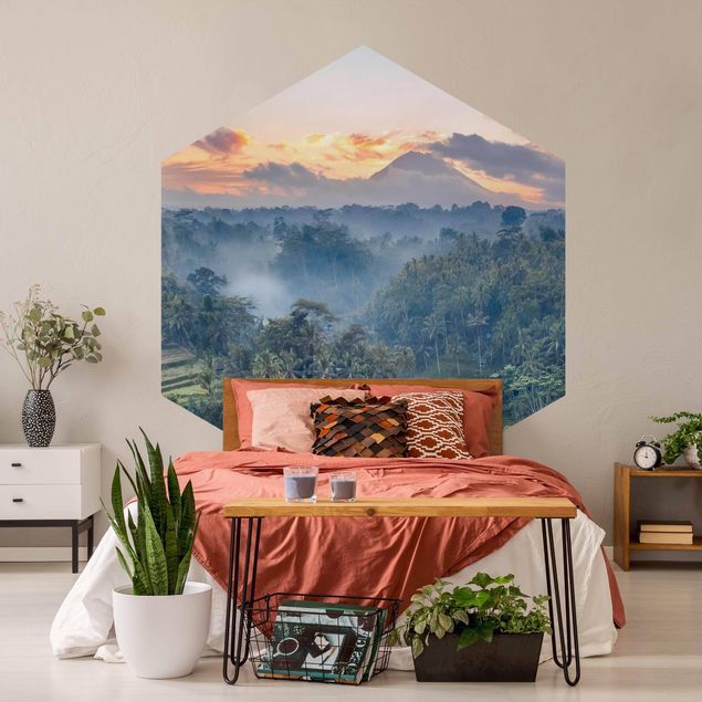 Papier peint panoramique paysage Paysage à Bali