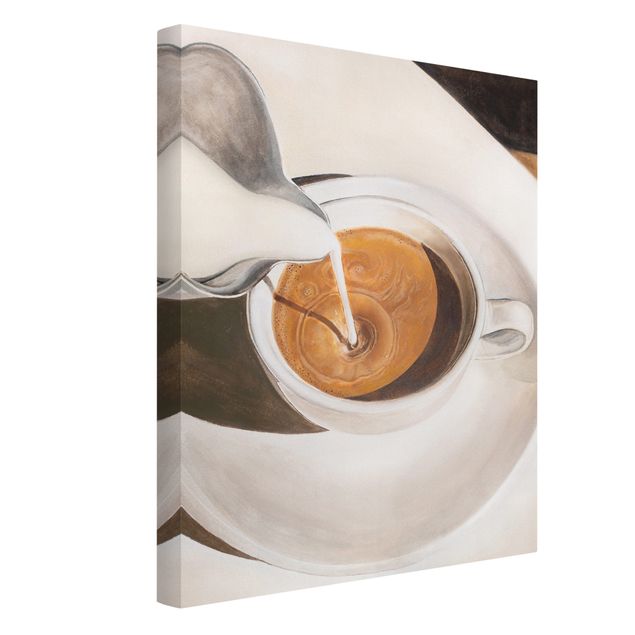 Tableaux sur toile avec café Latte Art