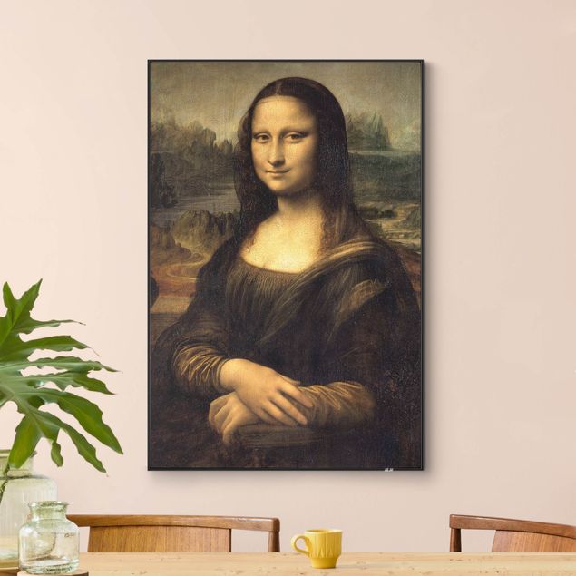 Tableau moderne Leonardo da Vinci - Mona Lisa