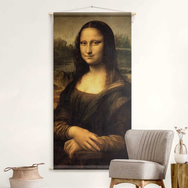 Tenture murale moderne Leonardo da Vinci - Mona Lisa