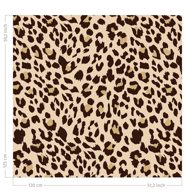 rideaux cuisine moderne Leopard Pattern
