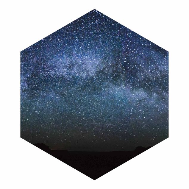 Tableaux de Matteo Colombo Étoiles brillantes dans le ciel nocturne
