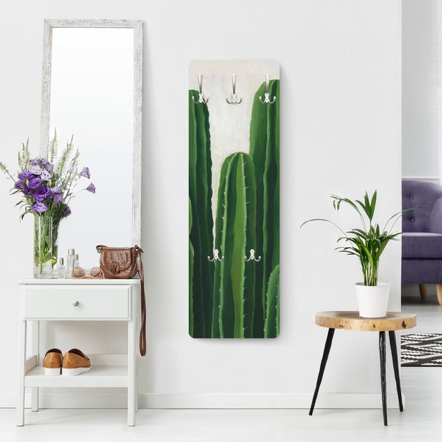 Porte manteau entree Plantes préférées - Cactus
