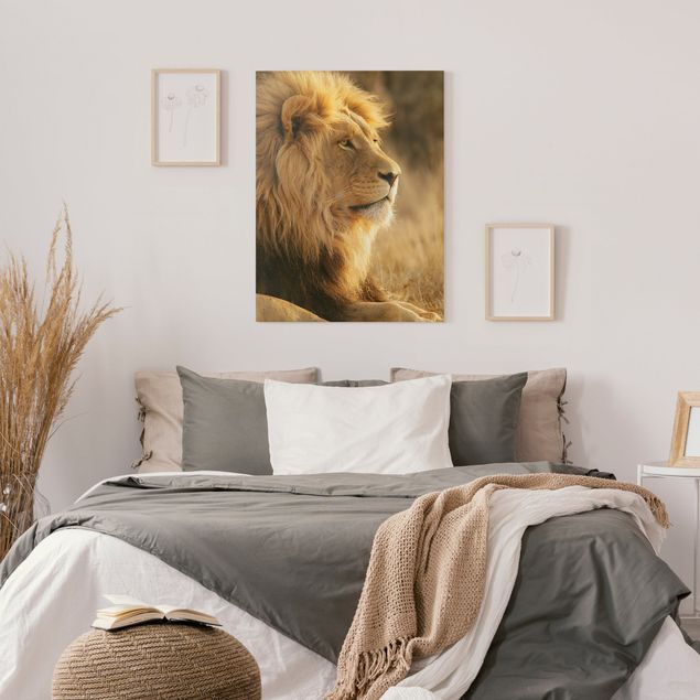 Tableau toile lion Roi Lion