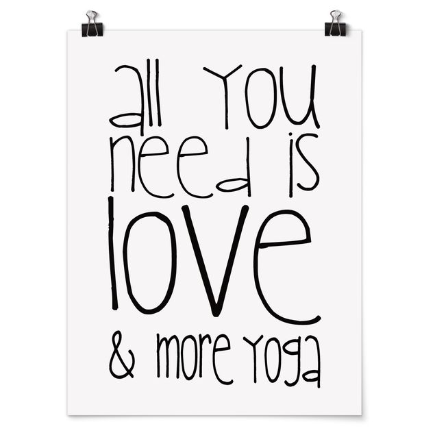 Tableau citation Amour et Yoga
