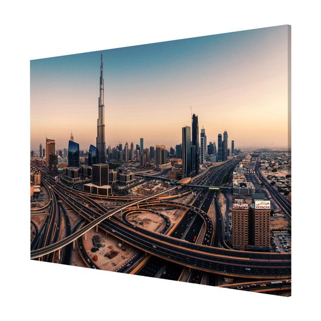 Tableaux moderne Ambiance du soir à Dubaï