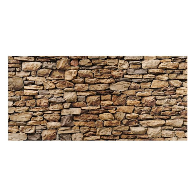 Tableau 3d Mur de pierre américain