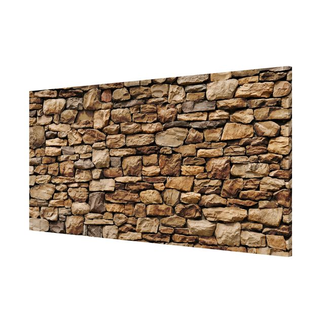 Tableaux magnétiques effet pierre Mur de pierre américain