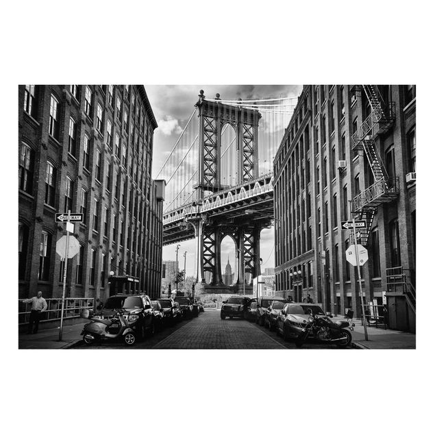 Cadre New York Pont de Manhattan en Amérique