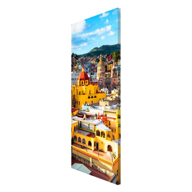 Tableau ville du monde Maisons colorées Guanajuato