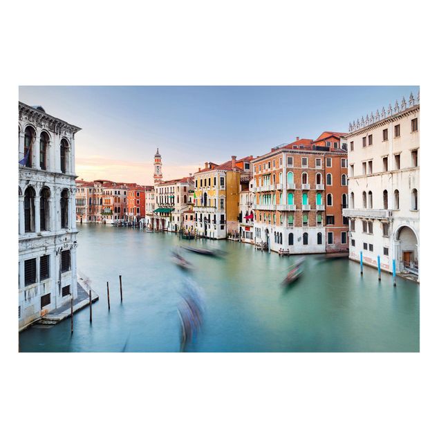 Tableau moderne Vue du Grand Canal depuis le pont du Rialto Venise