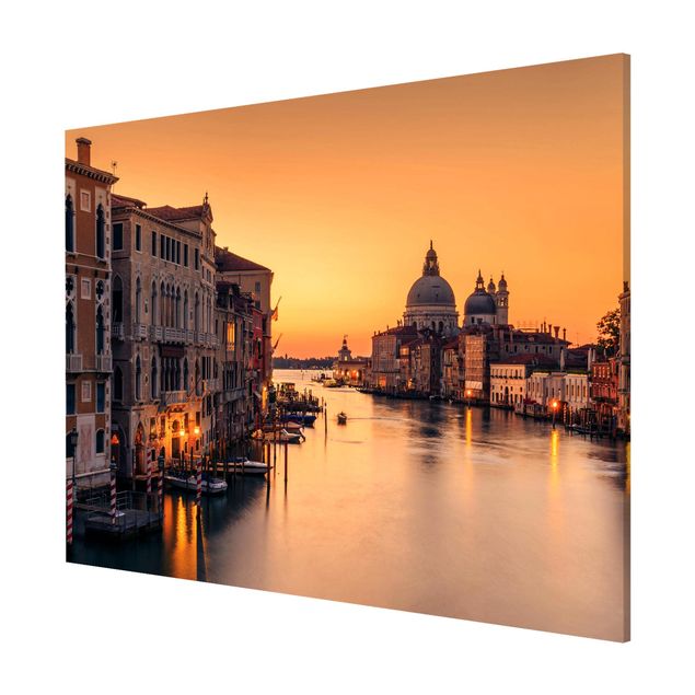 Tableau moderne Venise dorée