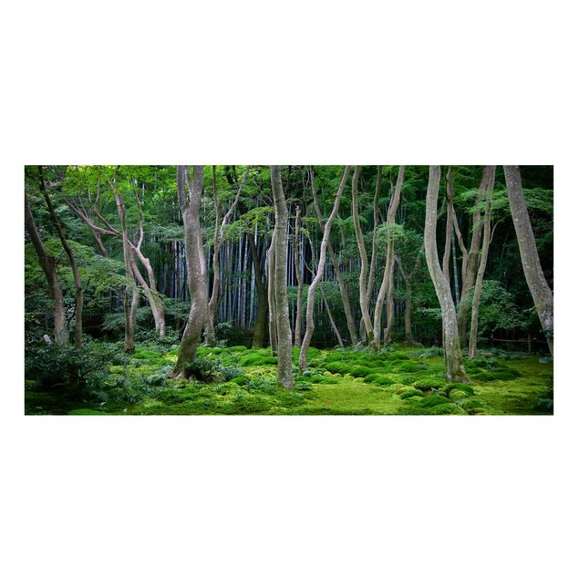 Tableau paysage Forêt japonaise