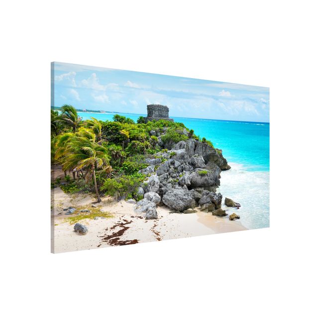 Déco mur cuisine Ruines de Tulum sur la côte caraïbe