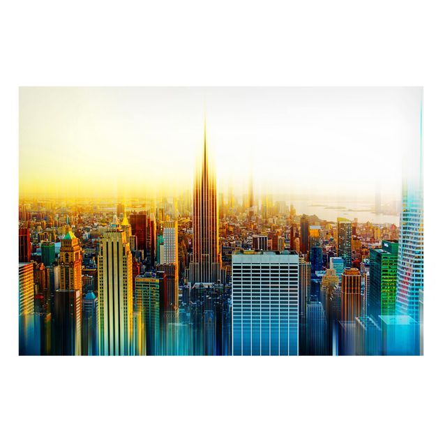 Tableaux New York Abstrait de Manhattan