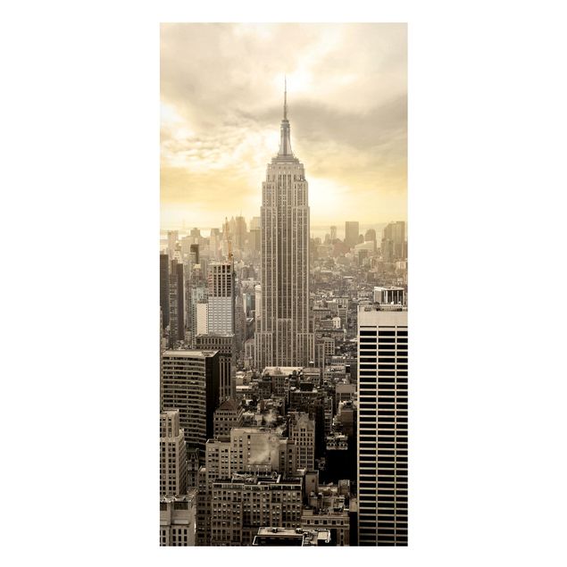 Tableaux New York Manhattan à l'aube