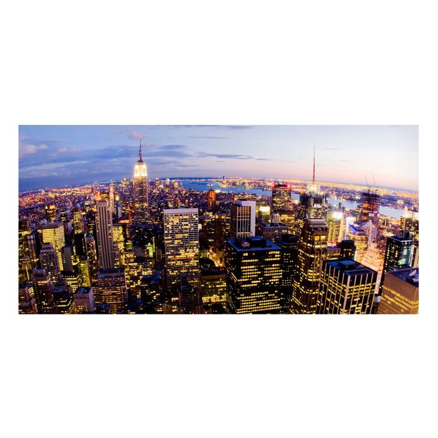 Cadre New York New York Skyline At Night