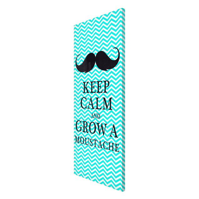 Tableau moderne No.YK26 Keep Calm And Grow A Mustache