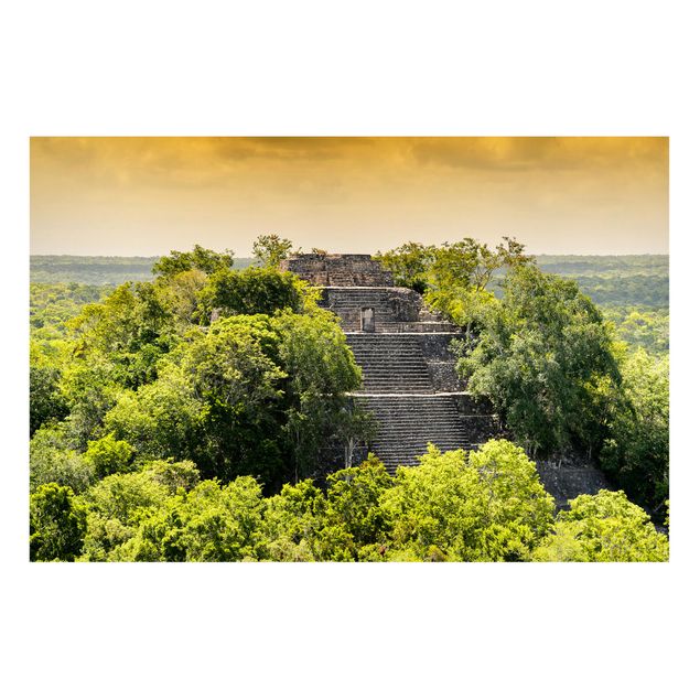 Tableau paysage Pyramide de Calakmul