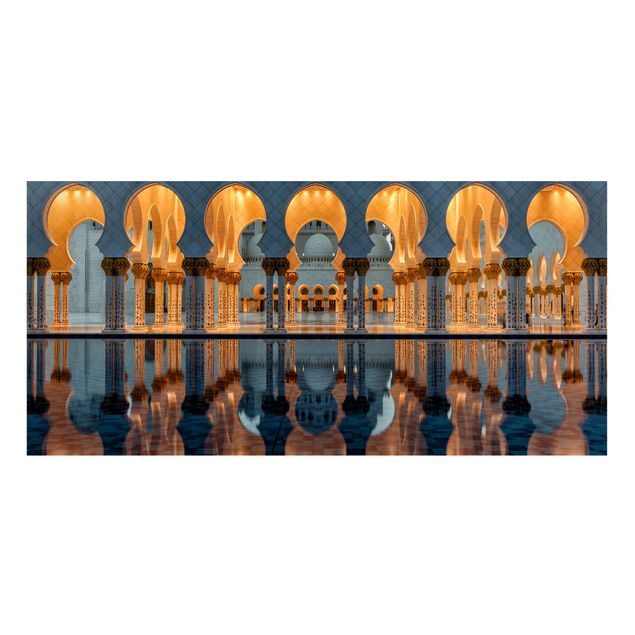 Tableaux modernes Reflets dans la mosquée