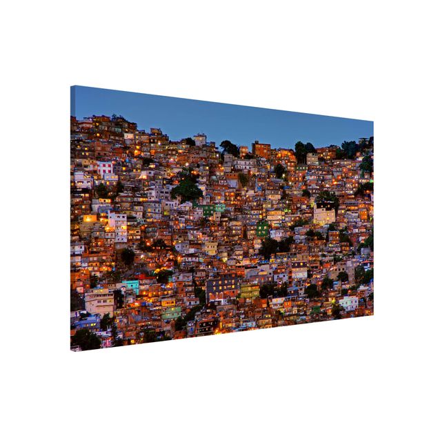 Décorations cuisine Coucher de soleil dans une favela de Rio de Janeiro