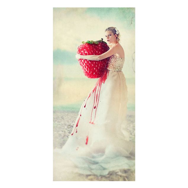 Tableaux modernes Princesse aux fraises