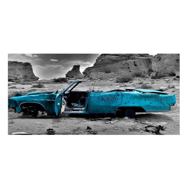 Tableau paysages Turquoise Cadillac