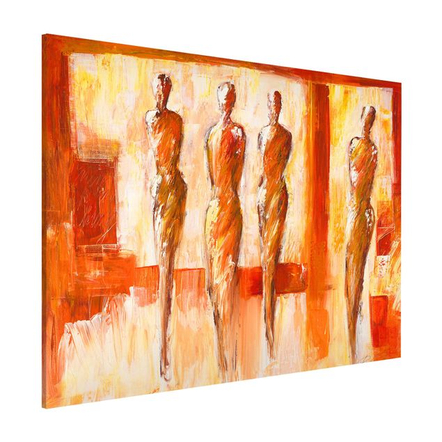 Déco mur cuisine Petra Schüßler - Four Figures In Orange