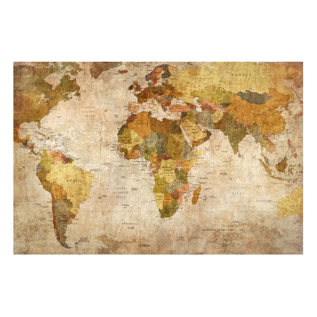Tableau moderne World map