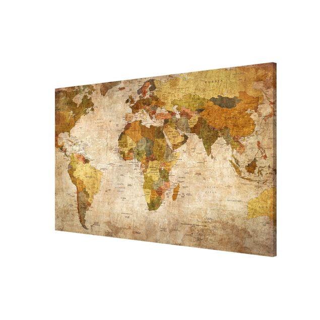Tableaux carte du monde World map