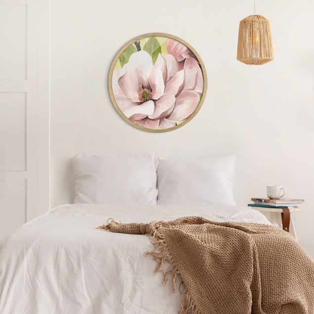 tableaux floraux Magnolia Blush I