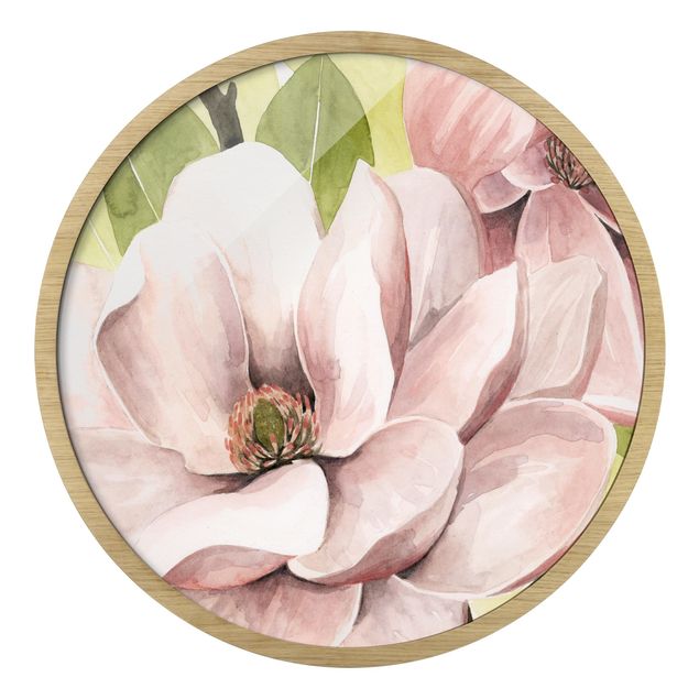 Tableau couleur rose Magnolia Blush I