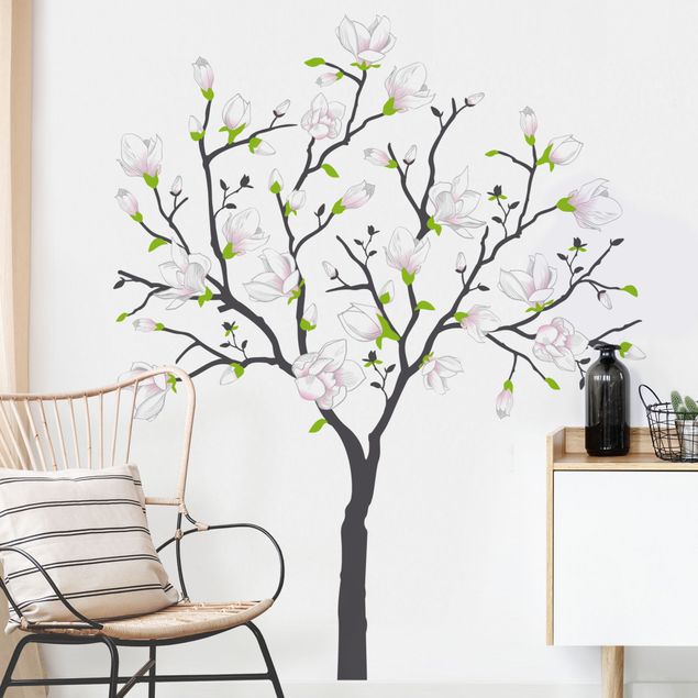 Déco murale cuisine Arbre de magnolia