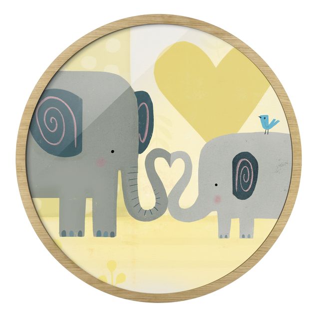 Tableaux modernes Maman et moi - Éléphants