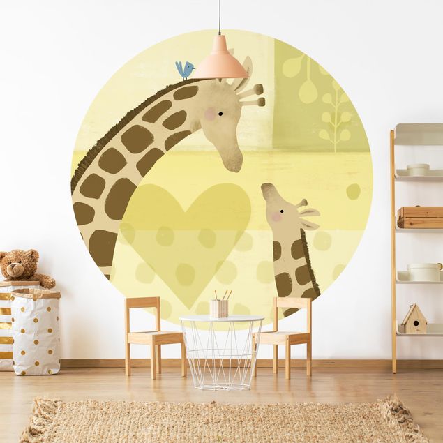 Déco chambre bébé Maman et moi - Girafes
