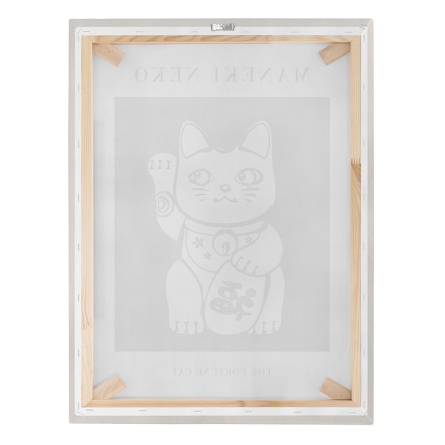 Tableau décoration Maneki Neko - Le chat porte-bonheur