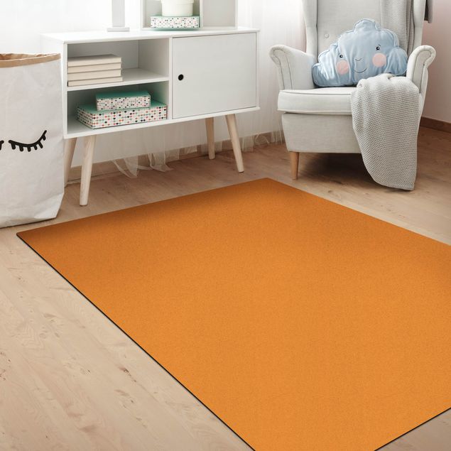 tapis salon orange Mangue