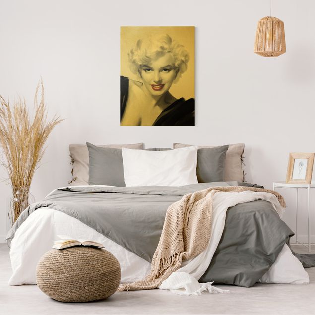 Tableaux vintage Marilyn sur le canapé